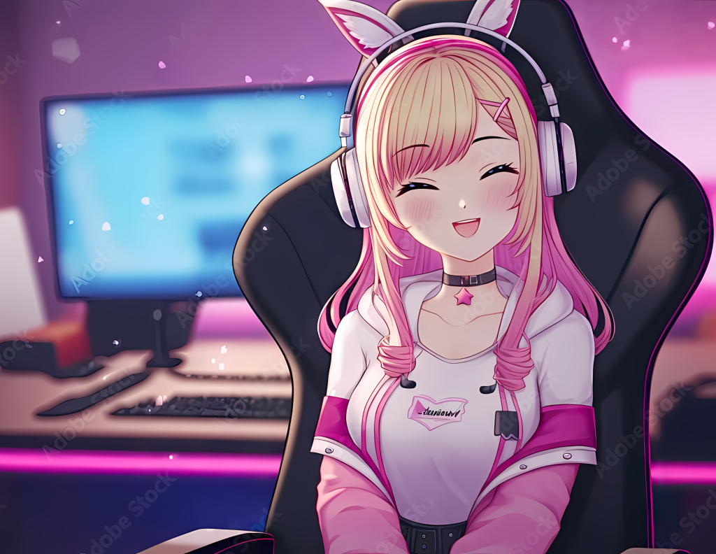 VTuber in Gaming Chair